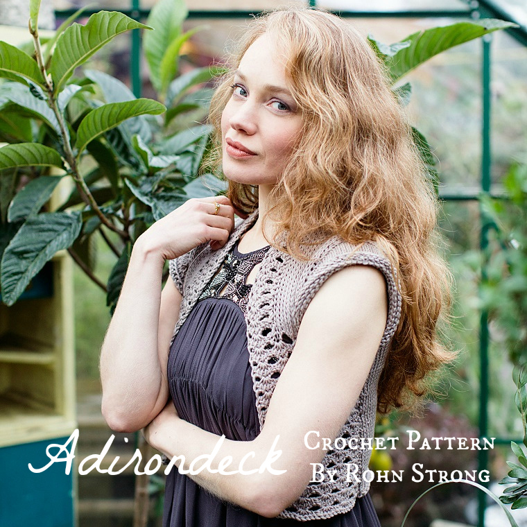 Adirondeck Cardi: New Tunisian Crochet Pattern&nbsp;Release