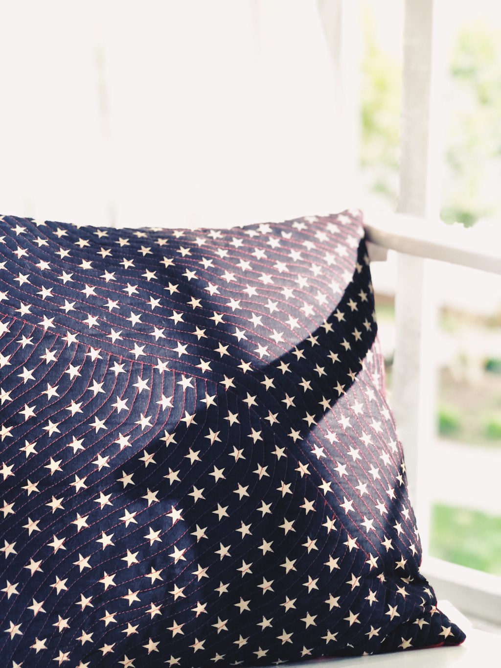 Old Glory Quilted Pillow Cover – Free Quilt&nbsp;Pattern