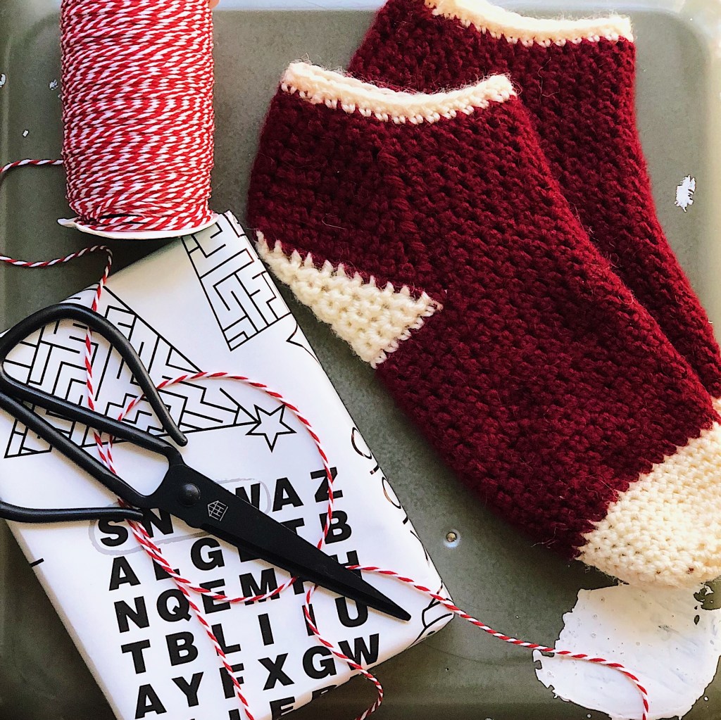 Strong Heel Socks | An Easy Pair of Crochet Slipper&nbsp;Socks