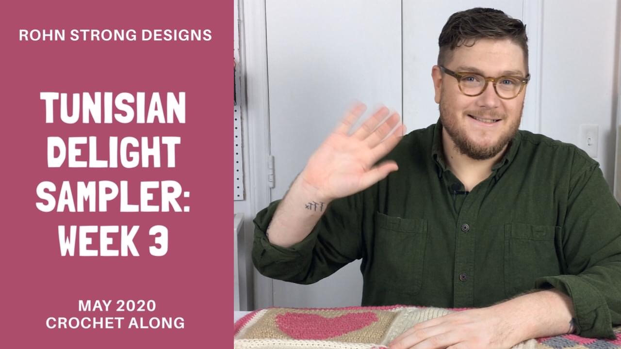 TUNISIAN DELIGHT SAMPLER AFGHAN CROCHET ALONG | BLOCK 7, 8, and 9