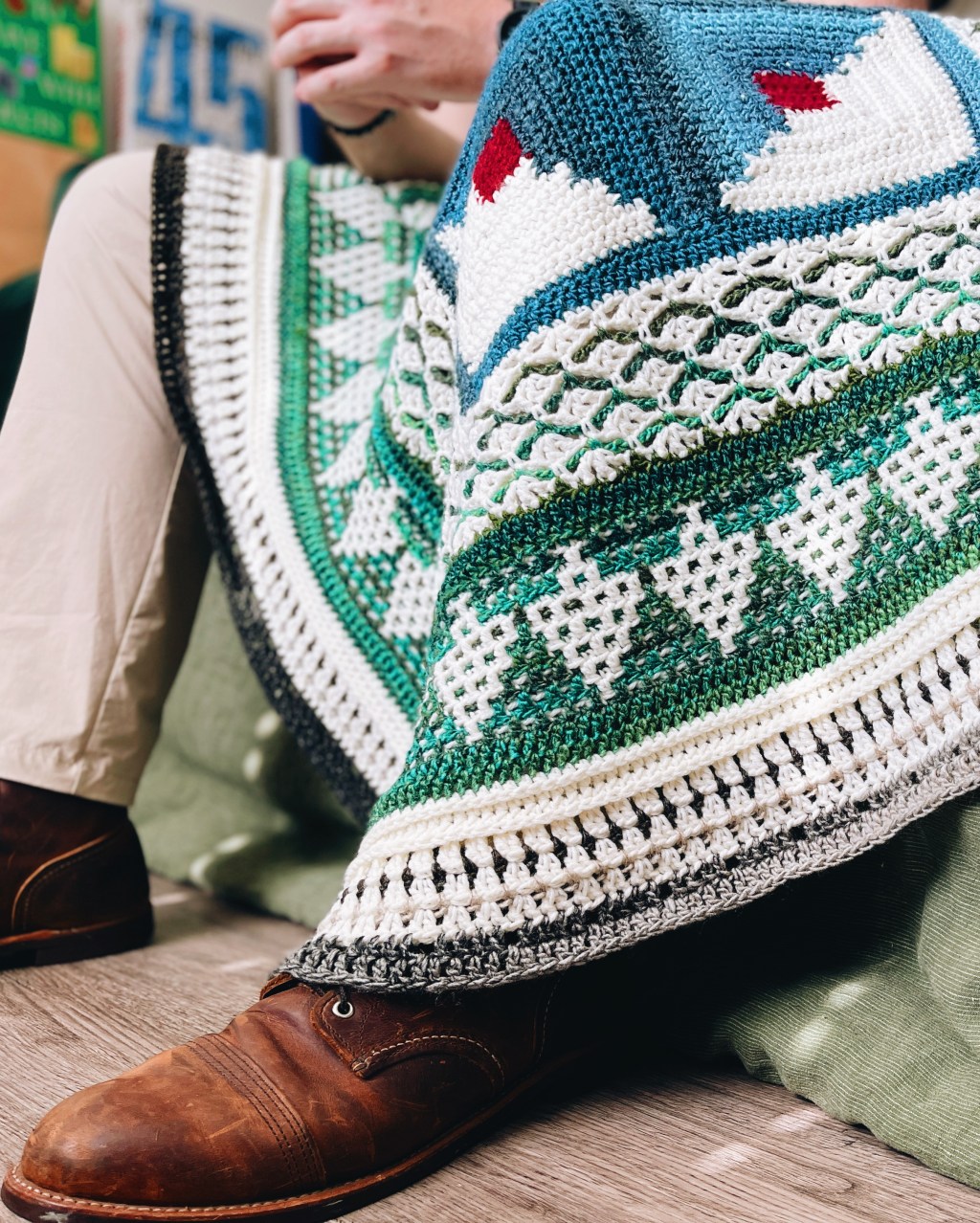 Woodland Valley Throw: Log Cabin Crochet&nbsp;Tutorial